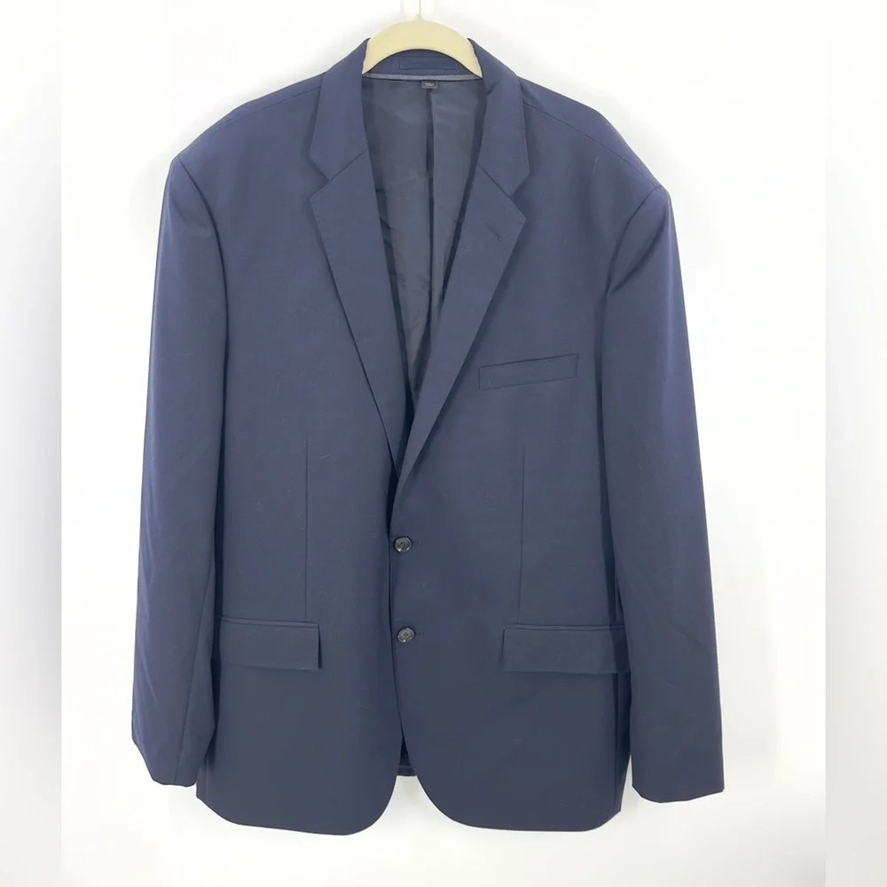 J Crew Crosby Blazer Mens 46L Classic Fit Loro Piana Wool Super 120s Sport Coat
